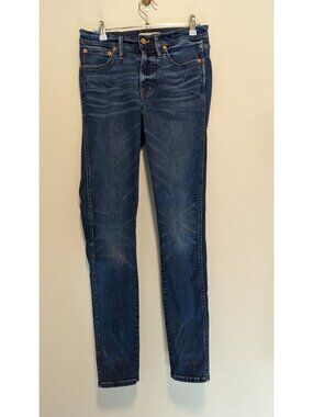 Madewell 9" High-Rise Skinny Blue Jeans 27T